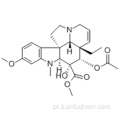 Kwas asydopermidyno-3-karboksylowy, ester 4- (acetyloksy) -6,7-didehydro-3-hydroksy-16-metoksy-1-metylowy, (57187576,2b, 3b, 4b, 5a, 12R, 19a) - (9CI) CAS 2182-14-1